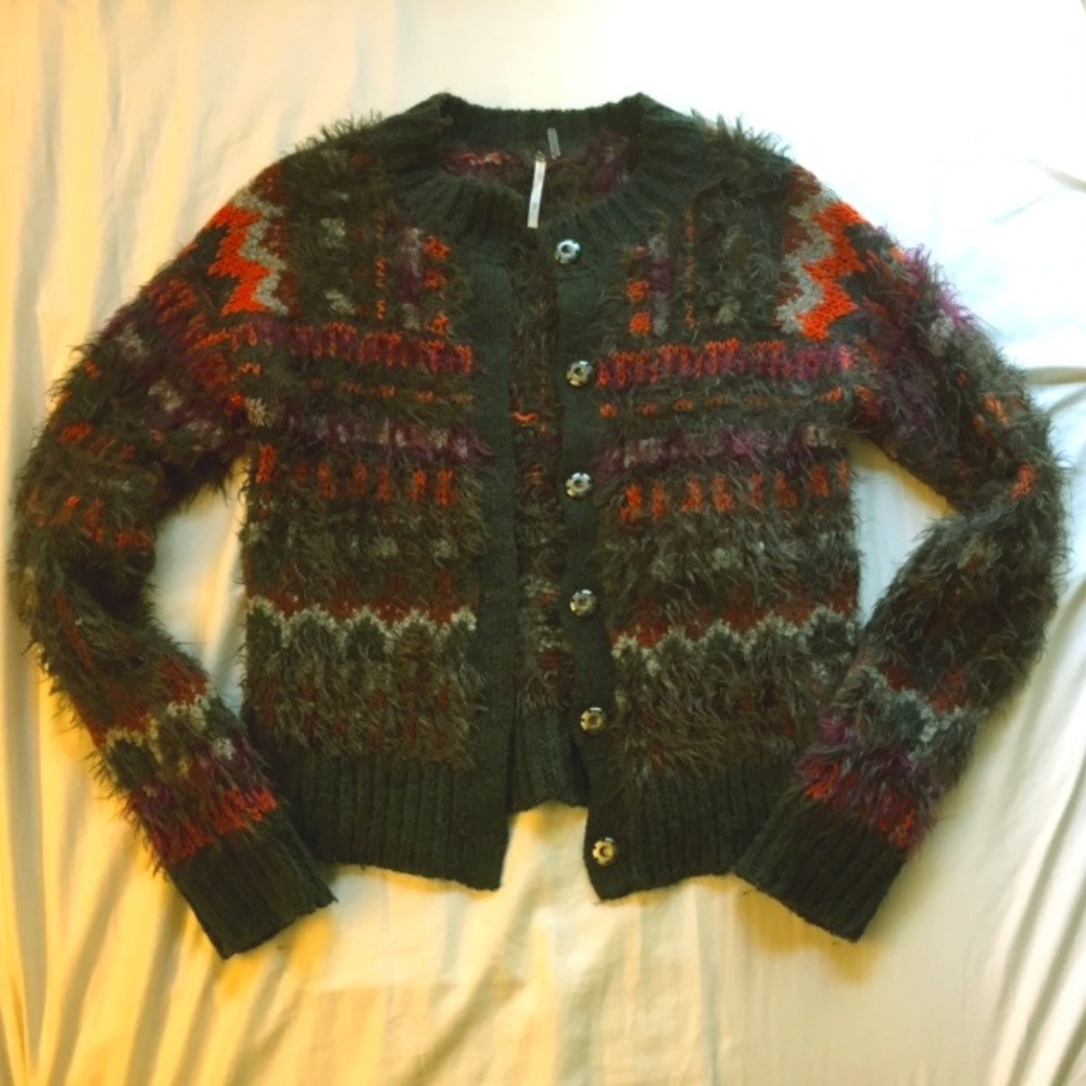 Cute and Unique FREE PEOPLE Cardigan Womens XS